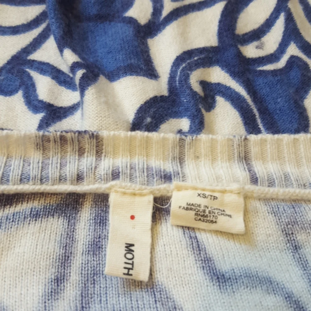 Anthropologie Moth Boyfriend Cardigan Sz XS